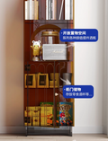 YISILE Berido Multi-Functional Acrylic Bookcase | Geometric Arch Luxury Organizer