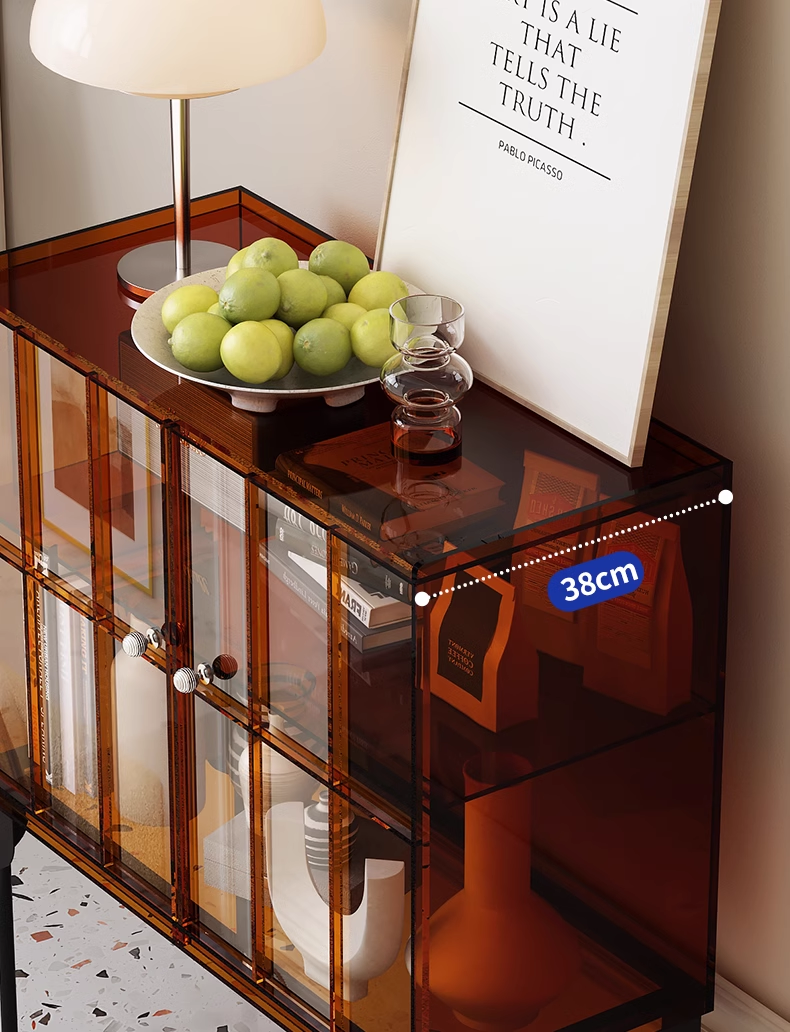 YISILE Chote Collector Luxury Acrylic Cabinet | Architectural Curio Exhibition Case