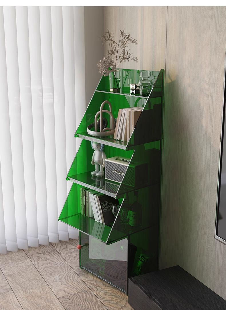 YISILE Christmas Tree Luxury Acrylic Cabinet | Conical Festive Corner Showcase