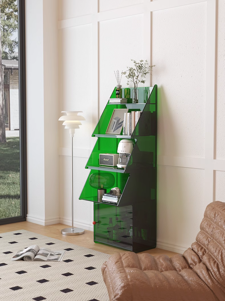 YISILE Christmas Tree Luxury Acrylic Cabinet | Conical Festive Corner Showcase