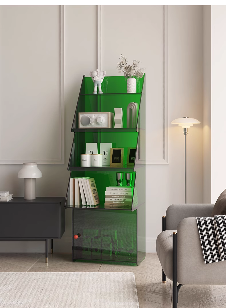 YISILE Christmas Tree Luxury Acrylic Cabinet | Conical Festive Corner Showcase