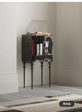 YISILE Narrator Arch Acrylic Book Sideboard | Curated Library Display Cabinet