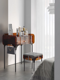 YISILE Petal Multi-Functional Acrylic Vanity | Flower-Inspired Luxury Desk