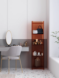 YISILE Rainbow Floor Luxury Acrylic Multifunctional Shelf | Ultra-Capacity Skincare Tower