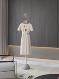 YISILE Sunrise Luxury Acrylic Coat Hanger | Slender Hourglass Wardrobe Pillar