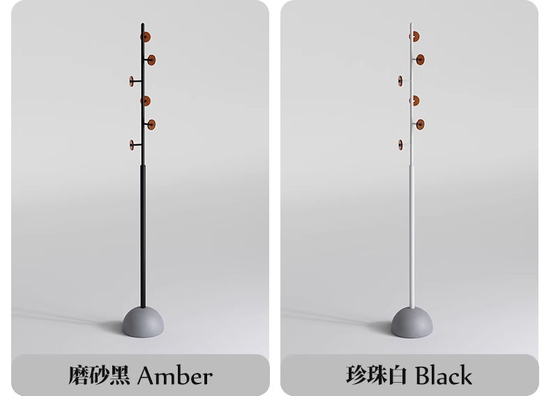 YISILE Sunrise Luxury Acrylic Coat Hanger | Slender Hourglass Wardrobe Pillar